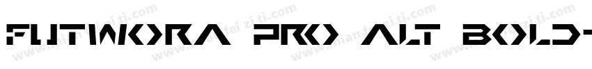 Futwora Pro Alt Bold字体转换